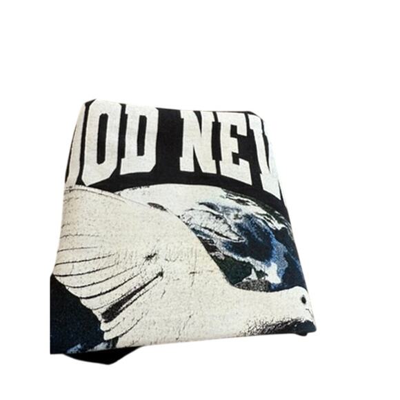 "HANES" GOOD NEWS -CHRIST DIED FOR US T-Shirt SZ L Church US Grown Cotton - Picture 7 of 7